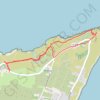 Trace GPS MORGAT - Pointe des Espagnols, itinéraire, parcours