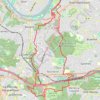 Trace GPS Mémorial La Fayette, itinéraire, parcours