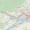 Trace GPS Grenville-sur-la-Rouge - Montréal, itinéraire, parcours