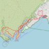 Trace GPS En Vau-Port Pin-Port Miou, itinéraire, parcours