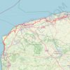 Trace GPS A01 Dunkerque - Boulogne 106, itinéraire, parcours