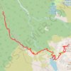 Trace GPS Petite Lance du Crozet, itinéraire, parcours