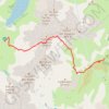 Trace GPS Tour du Mont Thabor, j8, du refuge des Marches au Lavoir, itinéraire, parcours