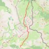 Trace GPS GR5 Larche à Bouseiyas, itinéraire, parcours