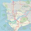 Trace GPS Tsawwassen - Vancouver, itinéraire, parcours