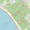Trace GPS Sentier rouge en forêt de Longeville sur Mer, itinéraire, parcours