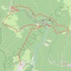 Trace GPS La Croix du Nivolet depuis Lovettaz, itinéraire, parcours