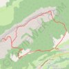 Trace GPS Le Mont Lachat via Le Suet, itinéraire, parcours