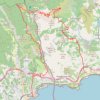 Trace GPS Monte Grammondo-Mentone, itinéraire, parcours