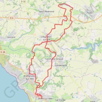 Trace GPS lac-gue-gorand-38km, itinéraire, parcours
