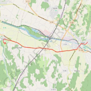 Trace GPS 20140801, itinéraire, parcours