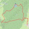 Trace GPS Col de la Verne, itinéraire, parcours