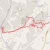 Trace GPS Mont Aaron (Jordanie), itinéraire, parcours