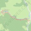 Trace GPS Col de Sourzay en raquettes, itinéraire, parcours