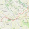 Trace GPS Chemin de Saint Michel (voie de Paris) etape 10 variante, itinéraire, parcours