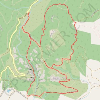 Trace GPS Gorges du Blavet, itinéraire, parcours