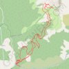 Trace GPS Mont Saint-Sauveur d'Isola, itinéraire, parcours