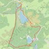 Trace GPS Col du calvaire - Lac noir - Lac blanc, itinéraire, parcours