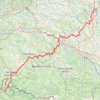 Trace GPS GR 65, le chemin du Puy _ l’appel de Compostelle, itinéraire, parcours