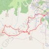 Trace GPS Mont Jovet - Roc du Bécoin, itinéraire, parcours