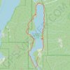Trace GPS Buntzen Lake Trail, itinéraire, parcours