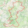 Trace GPS Tour des volcans et lacs d'Auvergne, itinéraire, parcours