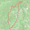 Trace GPS Crête de Saint Amand, itinéraire, parcours