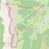 Trace GPS Roche Rousse, du Pas de Berrièves au Pas de la Ville, itinéraire, parcours