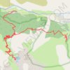 Trace GPS Lac du Petarel, itinéraire, parcours