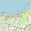 Trace GPS Cote basque Hendaye-retour, itinéraire, parcours