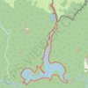 Trace GPS Tour du lac d'Irabia (Embase d'Irabia - IRATY), itinéraire, parcours