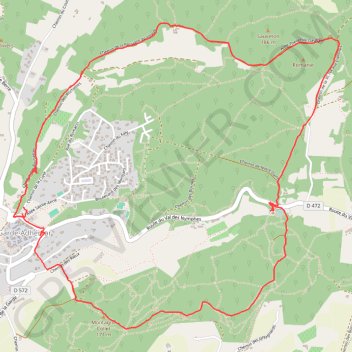 Trace GPS La Garde-Adhémar, itinéraire, parcours