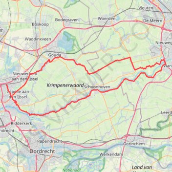Trace GPS LF tour 100 KM, itinéraire, parcours