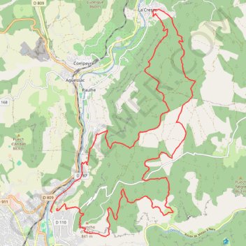 Trace GPS Marathon des Causses (Les Templiers), itinéraire, parcours