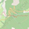 Trace GPS Montgenèvre - Liaison les Alberts en AR, itinéraire, parcours