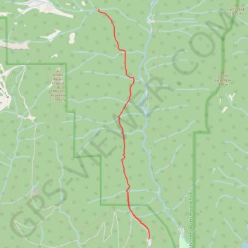 Trace GPS Kennedy Falls - Cedar Tree Trail, itinéraire, parcours