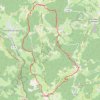 Trace GPS Mont Tourvéon, itinéraire, parcours