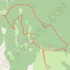 Trace GPS Les Têtes par le Lac des Charbonnières, itinéraire, parcours