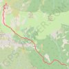 Trace GPS Monte Rastciàs, itinéraire, parcours