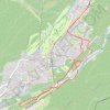 Trace GPS Les Praz de Chamonix (74), itinéraire, parcours