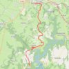 Trace GPS GRP Tour de la Planèze J1 - Saint-Flour Grandval, itinéraire, parcours