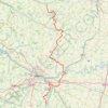 Trace GPS GR124 Randonnée de Berny-sur-Noye (Somme) à Rebreuviette (Pas-de-Calais), itinéraire, parcours