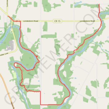 Trace GPS Little Lakes - Benmiller, itinéraire, parcours