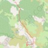 Trace GPS col de lasserre - lac Montagnon - pics Mardas et Montagnon A/R, itinéraire, parcours
