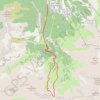 Trace GPS Col de l'Ane, itinéraire, parcours