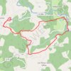 Trace GPS Circuit en Ardèche Riou, Pont de Monépia et Silhac, itinéraire, parcours