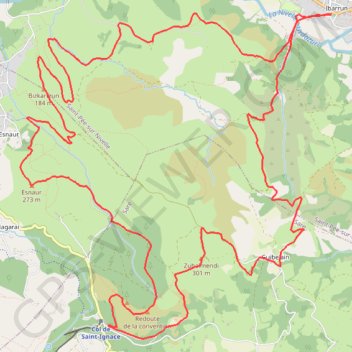 Trace GPS Saint-Pée-sur-Nivelle Trail, itinéraire, parcours