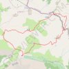 Trace GPS Cervières - Circuit des lacs, itinéraire, parcours
