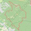 Trace GPS Les 25 bosses - En forêt de Fontainebleau, itinéraire, parcours