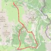 Trace GPS Col des Thures, itinéraire, parcours